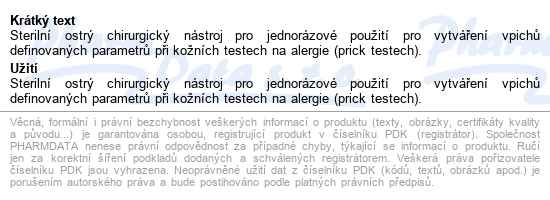 Alk Lancet 1x200ks - popis