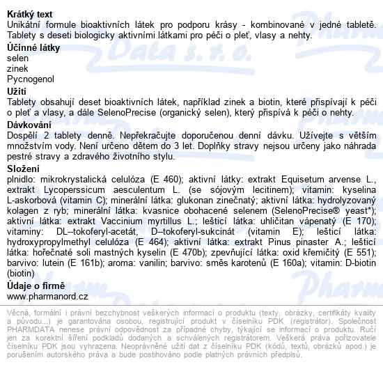 Evelle Tbl.60 - popis
