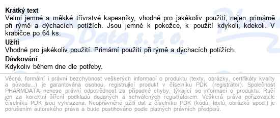 Kleenex Kapesníky Papírové Ultra Soft Box 64ks - popis