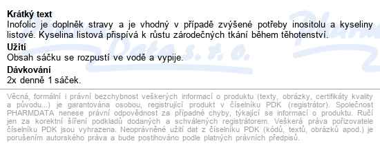 Inofolic 60 Sáčků - popis