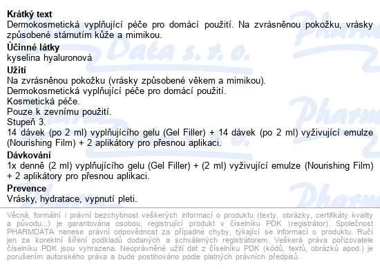 Fillerina 12ha Pl.péče Vypl.účinek (st.3) 2x30ml - popis