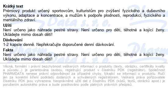 Movit Tribulus 90% Kotvičník 500mg 4v1 Cps.90 - popis