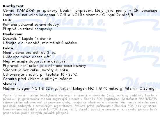 Cemio Kamzík 100+50 kapslí navíc - popis