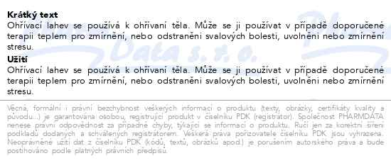 Simplymed Termofor gumový 2 l - popis