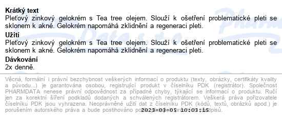 Miraclean Gelokrém 50 ml - popis