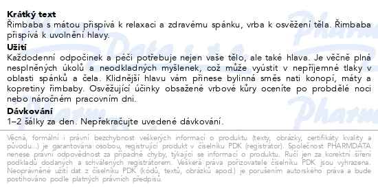 Leros Pokojná hlava 20x1.5 g - popis