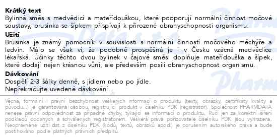 Leros Urologický s brusinkou 20x1.5 g - popis