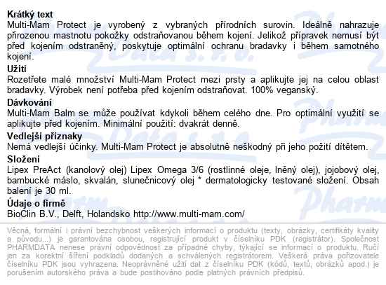 Multi-mam Protect 30 ml - popis