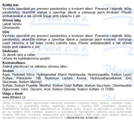 Lacalut Aktiv Plus zubní pasta 75 ml - popis