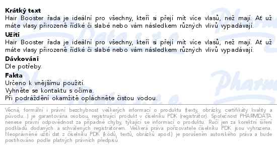 Tomas Arsov Hairbarium Hair Booster sada - popis