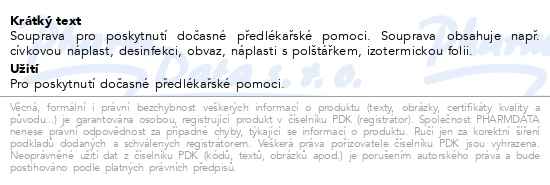 Viacell První pomoc na cesty lékárnička - popis