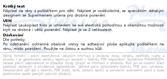 Leukoplast Kids hero edition náplasti s polštářkem 2 velikosti 12 kusů - popis
