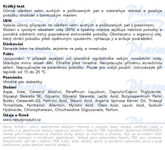Shefoot Krém na popraskané paty s ureou 30% 75 ml - popis
