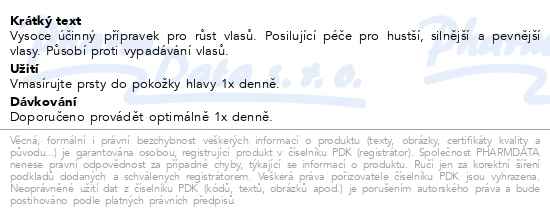 Clinical Urychlovač růstu vlasů 100 ml - popis