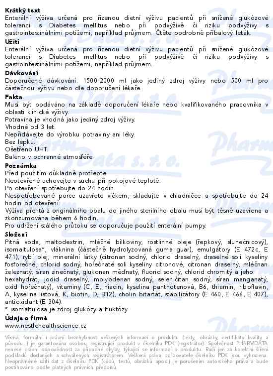 Novasource GI Balance Plus Neutrální příchuť 500ml - popis