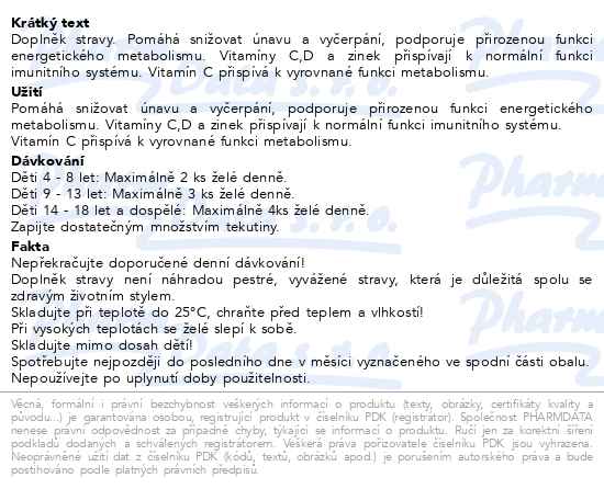 Supradyn Immune Kids želé 100ks - popis