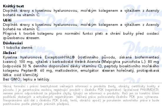 Liftea Colagenova Hyaluronic+ 30 tobolek - popis