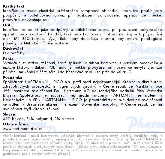 Obinadlo Elastické Idealflex 12cmx5m,krátký tah,1ks - popis