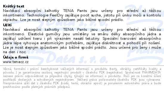 Tena Proskin Pants Plus Small inkontinenční kalhotky 15ks 792653 - popis