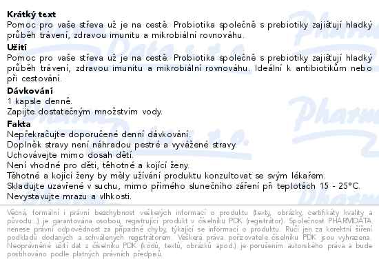 Blendea Probiotika + Prebiotika 60 kapslí - popis