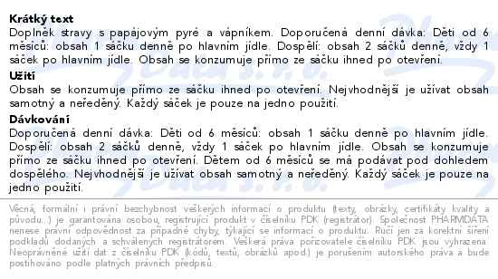 Caricol Compli Digest sáčky 14 x 20 g - popis