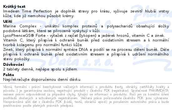Imedeen Time Perfection 120 tablet - popis