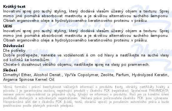 Tomas Arsov Gripped Texturizační sprej 200 ml - popis