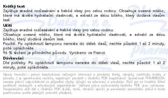 Phyto Softness Kondicionér pro každodenní používání pro všechny typy vlasů 175ml - popis