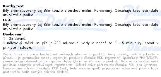 Megafyt Bílé kouzlo 20 x 1.5 g - popis