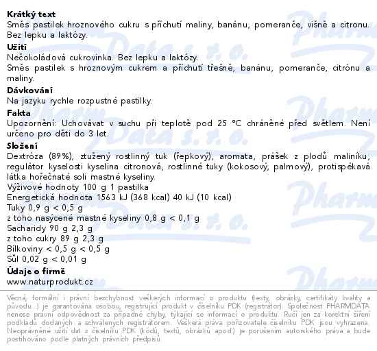 Intact hroznový cukr Frucht-mix 75g - popis