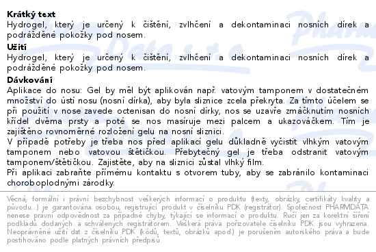 Octenisan md Nosní gel 6 ml - popis