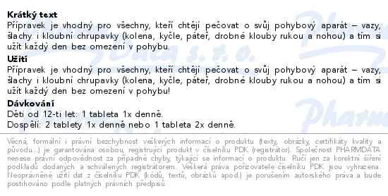 GS Condro Diamant 100 tablet + 60 tablet navíc - popis