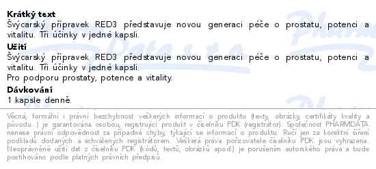 Cemio RED3 80 kapslí + 10 kapslí navíc - popis