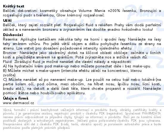 Dermacol Mega Glow dárková sada 2024 - popis