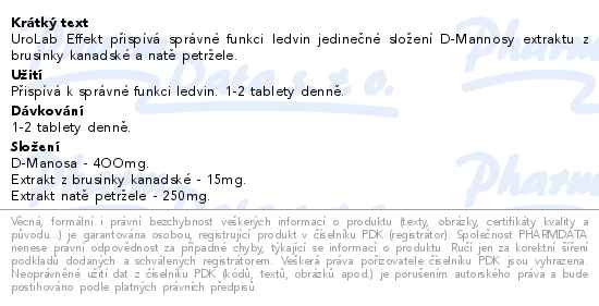 LabePharm UroLab Effect 90 tablet - popis
