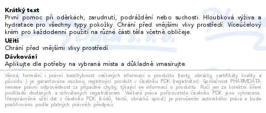 Linteo Return to Origin SOS krém 25 ml - popis