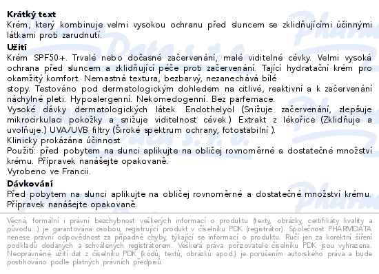 SVR Sensifine Ar Creme SPF50+ Pleťový krém 40ml - popis