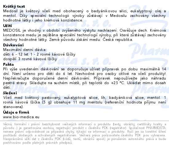 Medosil 30g - popis