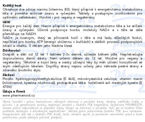 Bioaktivní NAD+ Booster 60 tablet - popis