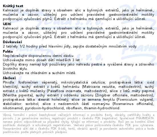 Kalmacol 30 tablet Pharmalife - popis