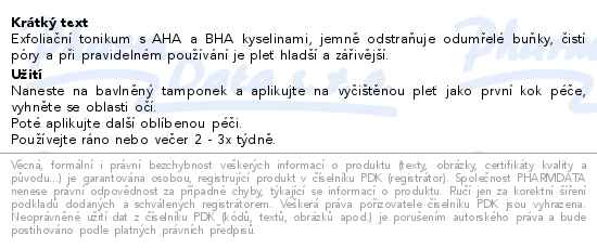 Beauty Of Joseon AHA+BHA exfoliační pleťové tonikum 150ml - popis