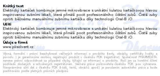 Oral-B iO Series 2 Forest Green elektrický kartáček - popis