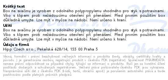 HiPP Box na svačinu fialový - popis