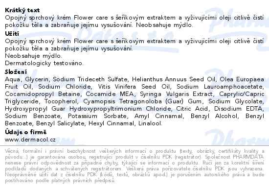 Dermacol Šeřík opojný sprchový krém 200ml - popis