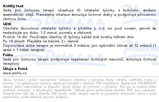 Aomu Sada pro čichovou terapii 3unikátní směsi 3ks - popis