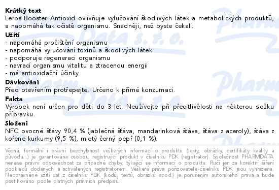 Antioxid Booster kurkuma & pepř 100ml - popis