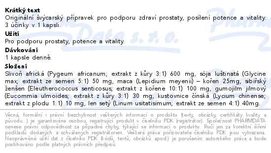 Cemio RED3 90+30 kapslí navíc XXL - popis