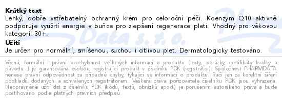 Ryor Koenzym Q10 Denní krém 50ml - popis