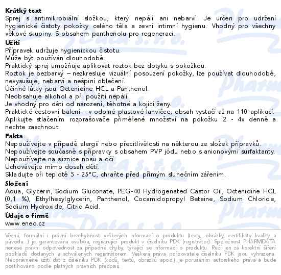 Neocide Plus spray do kapsy 15x10ml ENEO - popis