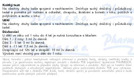 Tussirex Max 8v1 sirup 120ml - popis